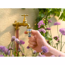 Hozelock 3/4” & 1/2” Outdoor Tap Connector Pro
