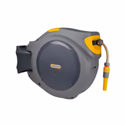 Hozelock Auto Reel with 40m hose, Wall-mounted reel, Automatic, Functional, Green, PVC, Wall-mounted