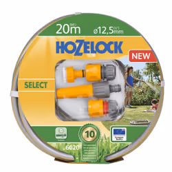 Hozelock 6020P9000, 20 m, Above ground, Grey, Yellow, Hose only, PVC, 1.25 cm