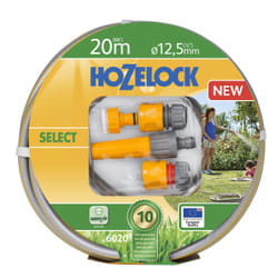 Hozelock 6020P9000 garden hose 20 m Above ground PVC Grey, Yellow