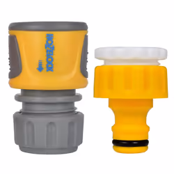 Hozelock Soft Touch Threaded Tap & Standard Hose Pipe Connector Set, Female Fit