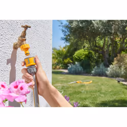 Hozelock Soft Touch Threaded Tap & Standard Hose Pipe Connector Set, Female Fit