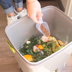 Hozelock Pure Bokashi Composter Bran Compost Activator 1Kg, 19L for Kitchen Bin