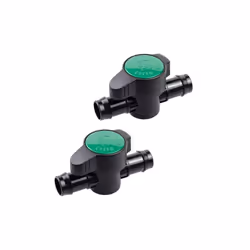 Hozelock Flow Control Valve 13mm Irrigation Taps 2 Pack 7265