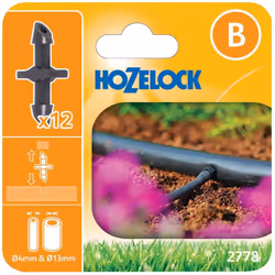 Hozelock Ltd 2778 Straight Connector 4mm (Pack 12)