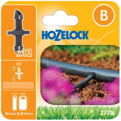 Hozelock Ltd 2778 Straight Connector 4mm (Pack 12)