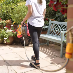 Hozelock Micro Hose Reel with Hose Hosepipe Holder Plants Watering Outdoor