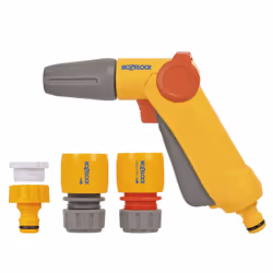 Hozelock Spray Gun with Starter Set Jet Spray Garden Outdoor Sprinkler Head
