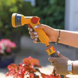 Hozelock Spray Gun with Starter Set Multi Spray Garden Outdoor Sprinkler Head