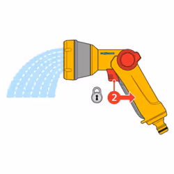 Hozelock Spray Gun with Starter Set Multi Spray Garden Outdoor Sprinkler Head - Additional view 5