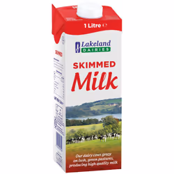 Lakeland Dairies Long Life Skimmed Milk - 12x1ltr