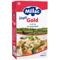 Millac UHT Gold Single Cream - 1x1ltr