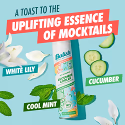 Batiste Dry Shampoo  Limited Edition Cucumber Cooler Scented  Refresh Hair & Absorb Oil Between Washes  3.81 Oz.