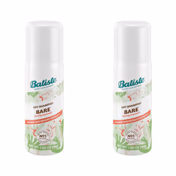 Batiste Dry Shampoo Bare Mini Travel Size 1.6 oz (Pack of 2)