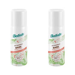 Batiste Dry Shampoo  Bare  Mini Travel Size 1.6 oz (Pack of 2)