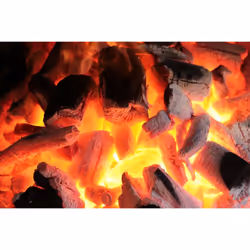 Big K Professional Restaurant Grade Marabu Lumpwood Charcoal, Large 15kg Bag