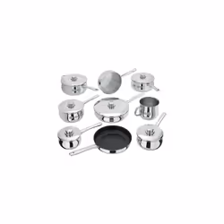 9pc Stellar 1000 Stainless Steel Saucepan Set