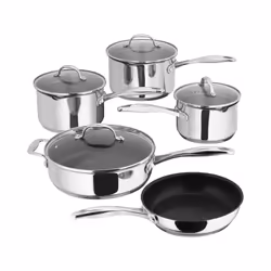 Stellar 7000 Stainless Steel 5 Piece Draining Saucepan Set S7C4D