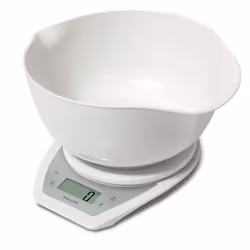 Salter 1024 WHDR, Electronic kitchen scale, 5 kg, 1 g, White, Plastic, Countertop