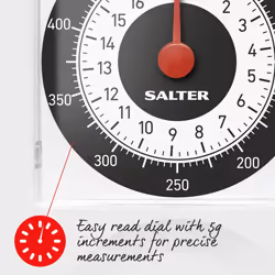 Salter Dietary Mechanical Kitchen Scales - 500g Capacity - White