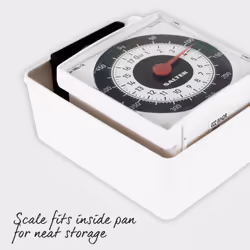 Salter Dietary Mechanical Kitchen Scales - 500g Capacity - White