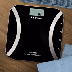 Salter 9173 BK3R personal scale Rectangle Black Electronic personal scale