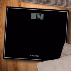 Salter 9207 BK3R personal scale Square Black Electronic personal scale