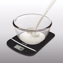 Salter 5kg Aquatronic Electronic Digital Kitchen Scale Black 1056 BKDR