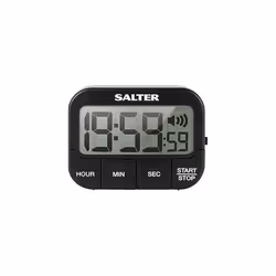 Salter 355 BKXCDU Kitchen Digital Display Count up or Countdown Timer, Adjustable Loud Beeper, Large Start/Stop Button, Memor ...