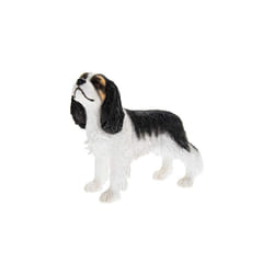 The Leonardo Collection LP44231 Cavalier King Charles Spaniel Dog Ornament, Tricolour, 14x5x10cm