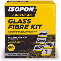 U-POL Isopon Fastglass Glass Fibre Repair Kit Resin Car Boats Caravans Large