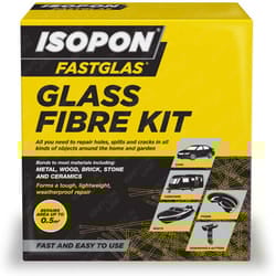 U-POL Isopon Fastglass Glass Fibre Repair Kit Resin Car Boats Caravans Large