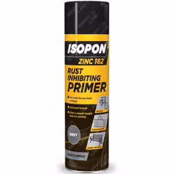 Isopon Rust Inhibitor Grey Primer Aerosol Fast Drying Smooth Finish 450ml