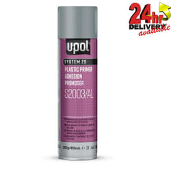 U-Pol S2003/AL Transparent Fast Drying 1k Plastic Primer 450ml Aerosol