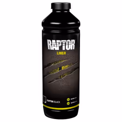 U-Pol Products 0822 RAPTOR Black Truck Bed Liner Bottle - 711ml