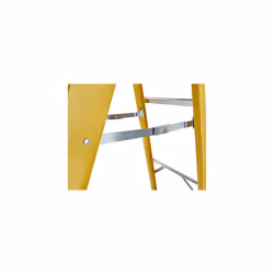 Werner 7170818 Fibreglass Platform Stepladder-8 Tread, Yellow, One Size