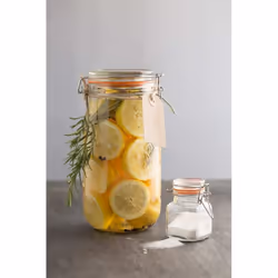 Kilner 0025.494 Cliptop Round Jar 3 Litre, Glass, 3 L