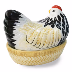 Mason Cash Mother Chip Resistant Hen Nest Egg Storage, Multi-Colour,
