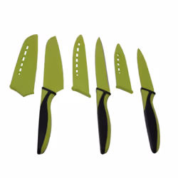 Mason Cash 3 Piece Non Stick Kitchen Knife Starter Set - Green