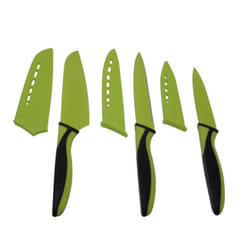 Mason Cash 3 Piece Non Stick Kitchen Knife Starter Set - Green