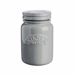 Kilner Ceramic Push Top Morn Mist Jar, 98 mm, 98 mm, 155 mm