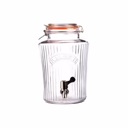 Kilner Clip Top Vintage Drinks Dispenser, 5 L, Transparent, 190 mm, 250 mm, 300 mm
