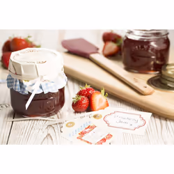 Kilner 16 Piece Jam Pots Preserve Jars Jam Canisters Gift Set