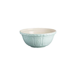 Mason Cash S12 Colour Mix Chip Resistant Earthenware Mixing Bowl, Powder Blue, 29 cm Diameter