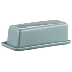 Mason Cash Butter Dish, Stoneware, Turquoise