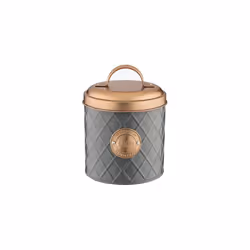 Typhoon Living Lid Coffee Storage Tin, Grey/Copper