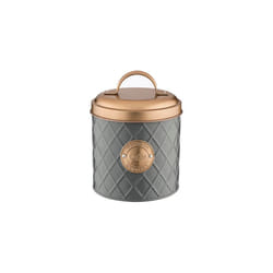 Typhoon Living Lid Coffee Storage Tin, Grey/Copper