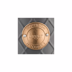 Typhoon Living Lid Sugar Storage Tin, Grey/Copper
