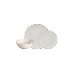 Mason Cash Classic Collection 12 Piece Fine Stoneware Dinner Set, Ceramic, Cream, 29 x 29 x 22 cm