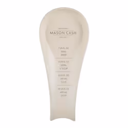 Mason Cash Innovative Kitchen Stoneware Spoon and Utensil Rest with Conversion Chart, White